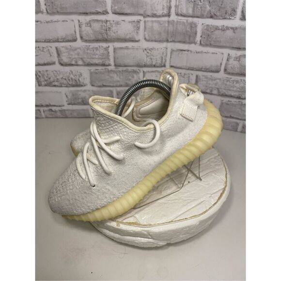 ADIDAS YEEZY BOOST 350 V2 USED SIZE 7 CREAM TRIPLE WHITE CP9366 for men main image 8